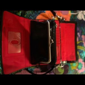 Hobo wallet purse with strap